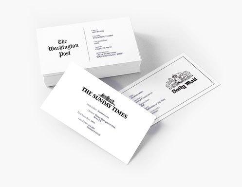 Publisher Business Cards