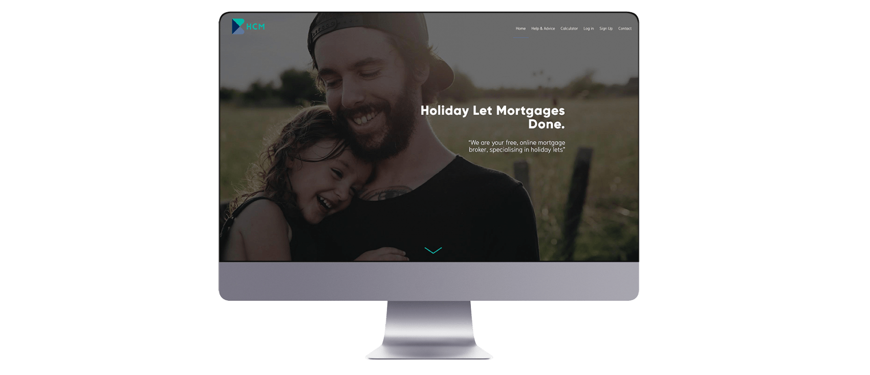 Holiday Cottage Mortgages Website Design on Mac